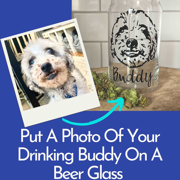 Custom Pet Beer Can Glass – Spoiled Dog Co.