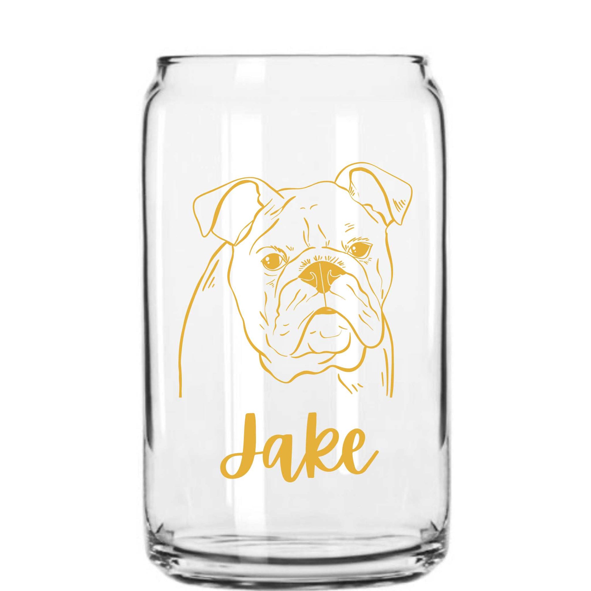 Custom Pet Beer Can Glass – Spoiled Dog Co.